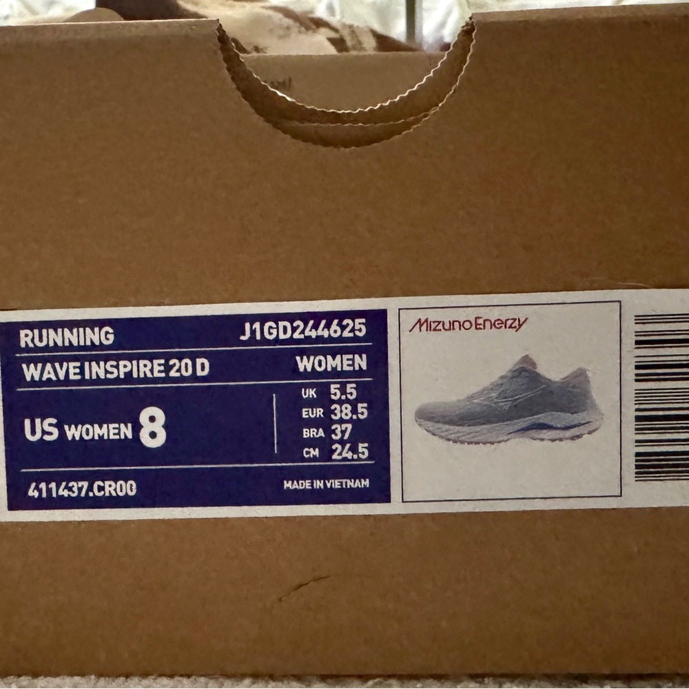 Mizuno Women's Wave Inspire XX (20) Athletic Shoes - cerulean/white - Picture 7 of 10